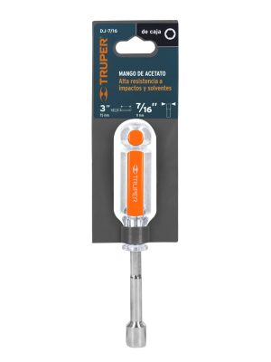 14131 - Desarmador de caja 7/16' mango de acetato, Truper