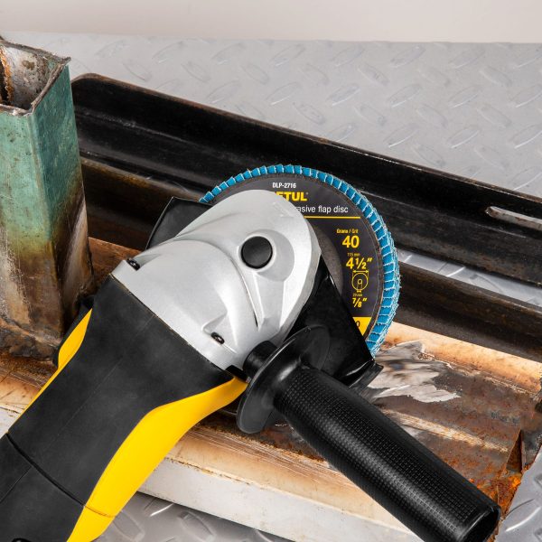 22350 - Disco laminado 4-1/2', grano 40 centro 7/8', fibra, PRETUL