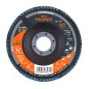 11674 - Disco laminado 4-1/2', grano 60 centro 7/8', fibra, TRUPER