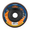 15705 - Disco laminado 4-1/2' grano 120 centro 7/8', plástico,TRUPER
