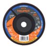 15715 - Disco laminado 7' grano 80 centro 7/8', plástico, TRUPER