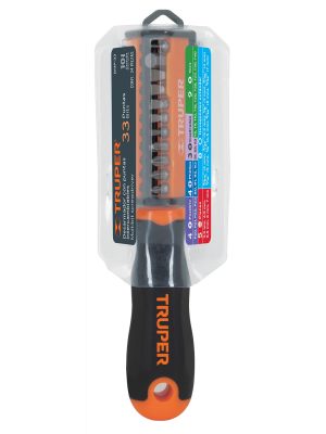 13595 - Desarmador multipunta con 33 puntas, Truper