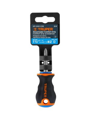 DP-1-4X1-1-2BE1.jpg 14073 - Desarmador de cruz 1/4' x 1-1/2' mango Comfort Grip, Truper