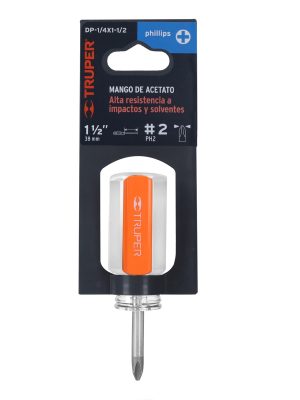 DP-1-4X1-1-2E1.jpg 14071 - Desarmador de cruz 1/4' x 1-1/2' mango de acetato, Truper