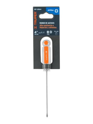 DP-1-8X4E1.jpg 14053 - Desarmador de cruz 1/8' x 4' mango de acetato, Truper