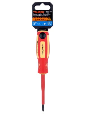 DP-3-16X3DE1.jpg 102240 - Desarmador dieléctrico de cruz 3/16' x 3', Truper
