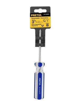 21471 - Desarmador de cruz 3/16 x 3' mango de PVC, Pretul