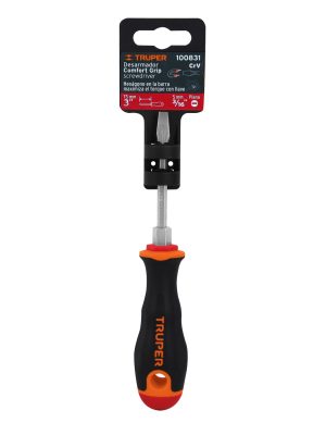 DR-3-16X3BE1.jpg 100831 - Desarmador plano 3/16' x 3' mango Comfort Grip, Truper