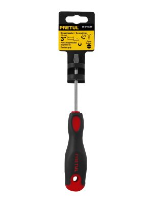 21478 - Desarmador plano 3/16 x 3' mango Comfort Grip, Pretul