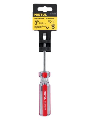 DR-3-16X3TPE1.jpg 21456 - Desarmador plano 3/16 x 3' mango de PVC, Pretul