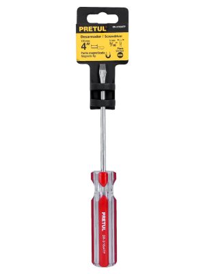 DR-3-16X4TPE1.jpg 21458 - Desarmador plano 3/16 x 4' mango de PVC, Pretul