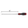 28079 - Desarmador plano 5/16' x 10' mango Comfort Grip, Pretul