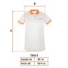 69975 - Playera polo performance para hombre, blanca, G, Truper