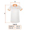 69976 - Playera polo performance para hombre, blanca, EG, Truper