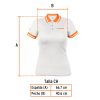 69978 - Playera polo performance para mujer, blanca, CH, Truper