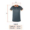 61084 - Playera polo performance para hombre, gris, EG, Truper
