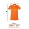 69981 - Playera polo performance para hombre, naranja, CH, Truper