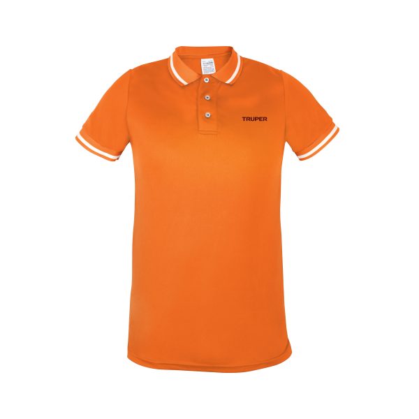 69982 - Playera polo performance para hombre, naranja, M, Truper