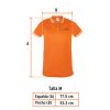 69982 - Playera polo performance para hombre, naranja, M, Truper