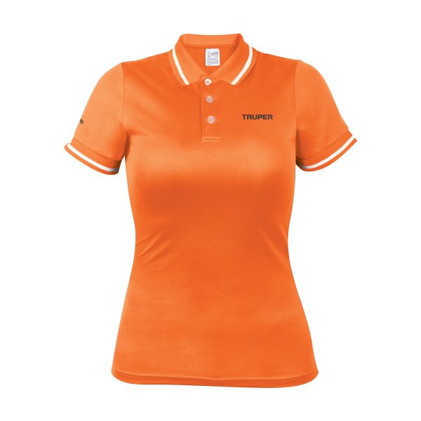 69986 - Playera polo performance para mujer, naranja, CH, Truper