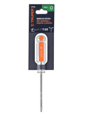 15104 - Desarmador punta Torx T 25 mango de acetato, Truper