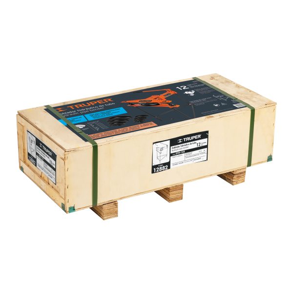 12882 - Doblador hidráulico p/tubo, horizontal con tripié, 12 ton