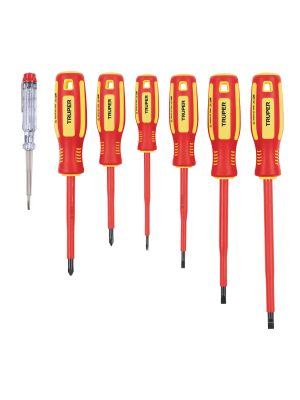 14196 - Juego 6 desarmadores dieléctricos y 1 probador de corriente