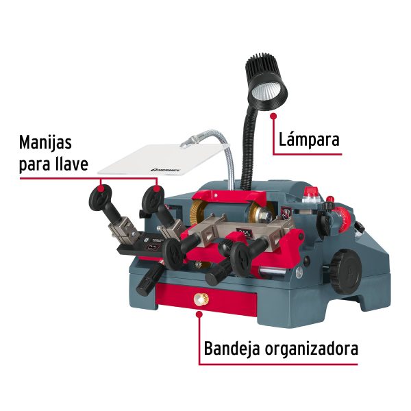 42666 - Duplicadora de 10 tipos de llaves, tipo torno, HERMEX