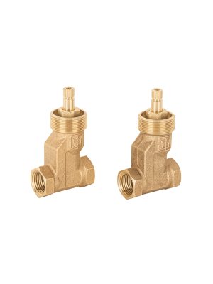 E-052S.jpg 49146 - Juego llaves empotrar roscables, compresión, s/maneral,Foset