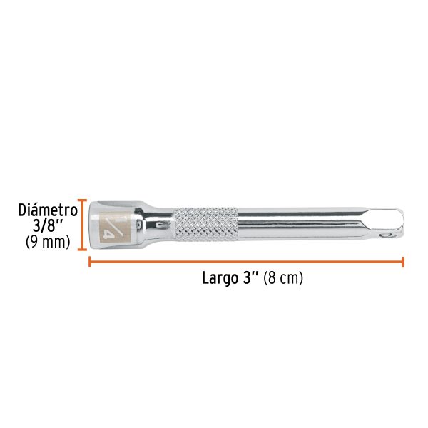 13218 - Extensión de 3' para matraca, cuadro 1/4', Truper