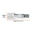 13414 - Extensión cuadro 1/2' para matraca, largo 2-1/2', Truper