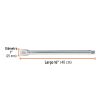 13906 - Extensión cuadro 3/4' para matraca, largo 16', Truper