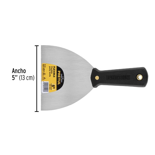 20323 - Espátula flexible 5' con mango de plástico, Pretul