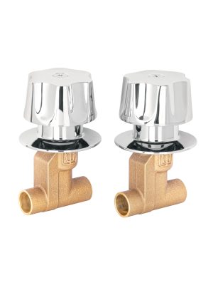 E-652.jpg 49249 - Juego llaves empotrar soldables, maneral metálico, Foset