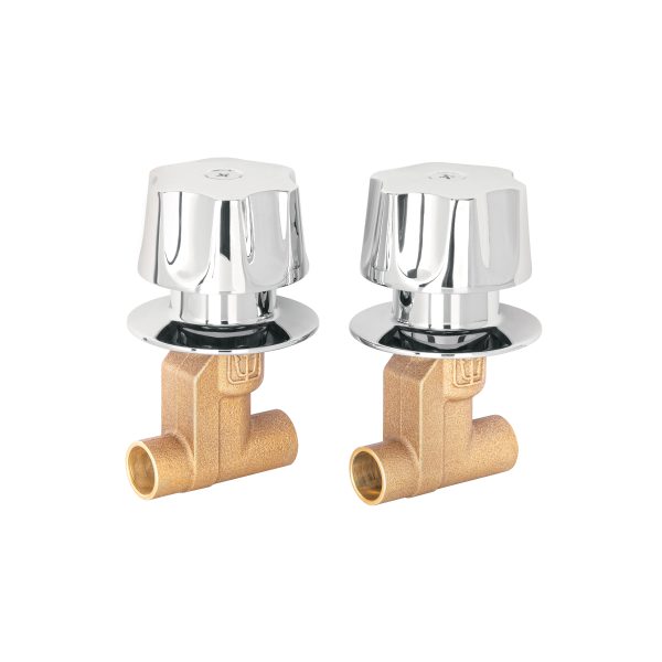 E-652.jpg 49249 - Juego llaves empotrar soldables, maneral metálico, Foset