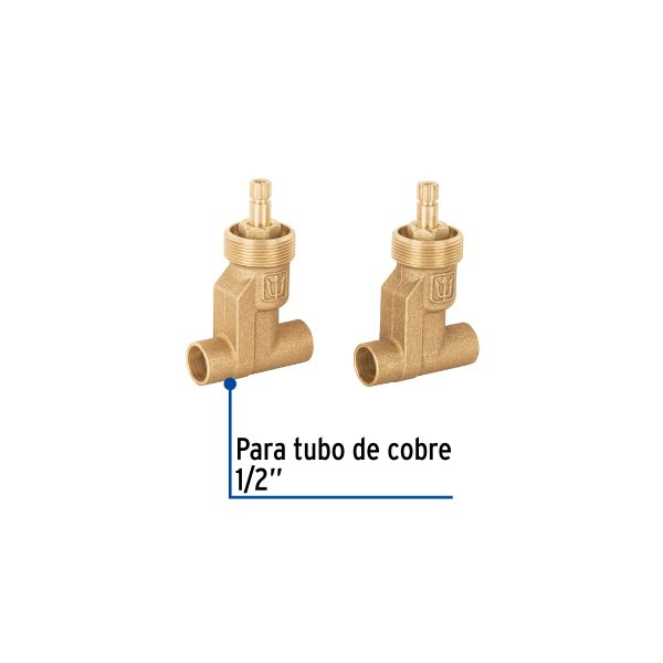 E-652SBFC2.jpg 49803 - Juego llaves empotrar soldables, compresión, s/maneral,Basic