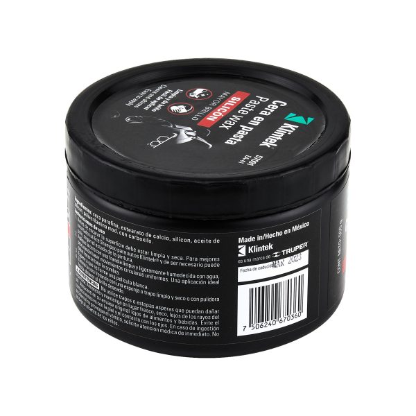 57091 - Cera en pasta de silicón para auto, 500 g, KLINTEK