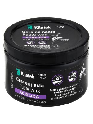 57093 - Cera pasta acrílica para auto, 500 g, KLINTEK