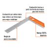14374 - Escuadra 10' para carpintero con mango 100% de aluminio