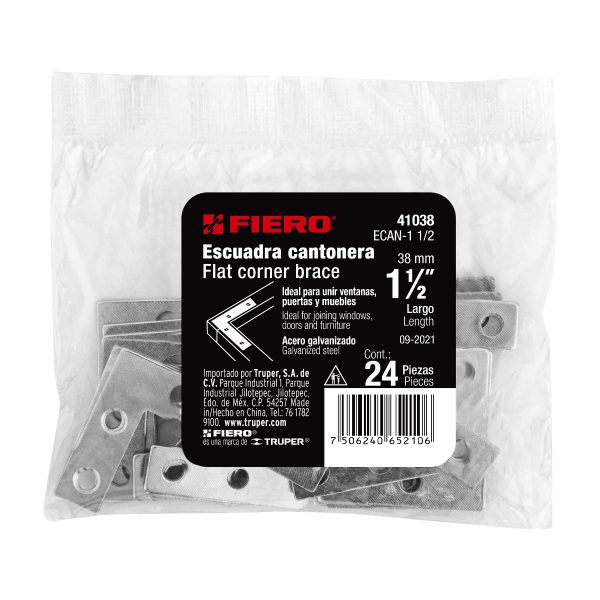 ECAN-1-1-2E1.jpg 41038 - Bolsa c/24 escuadras planas cantoneras 1-1/2'x1-1/2', Fiero