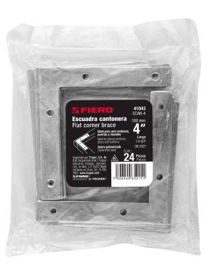 ECAN-4E1.jpg 41043 - Bolsa c/24 escuadras planas cantoneras 4' x 4', Fiero