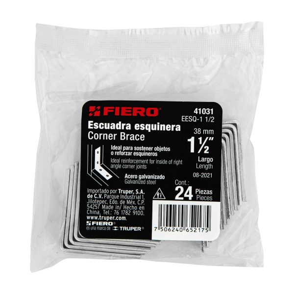 EESQ-1-1-2E1.jpg 41031 - Bolsa con 24 escuadras esquineras 1-1/2' x 1-1/2', Fiero