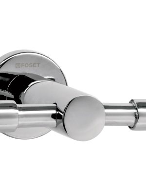 49667 - Gancho doble metálico cromo para toallas, Foset Element