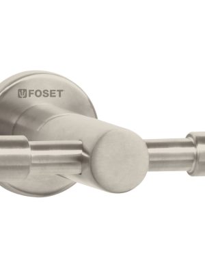 49673 - Gancho doble metálico satín para toallas, Foset Element