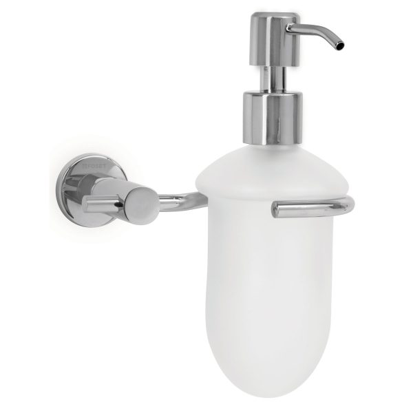 49665 - Dispensador de jabón a pared en acabado cromo, Foset Element