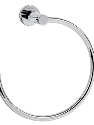 49670 - Toallero metálico de argolla acabado cromo, Foset Element