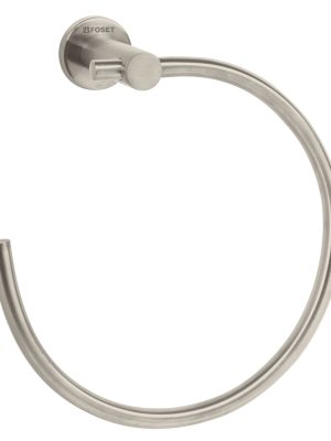 49676 - Toallero metálico de argolla acabado satín, Foset Element