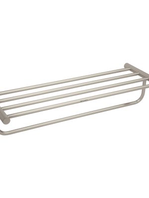 49680 - Repisa de latón portatoalla en acabado satín, Foset Element