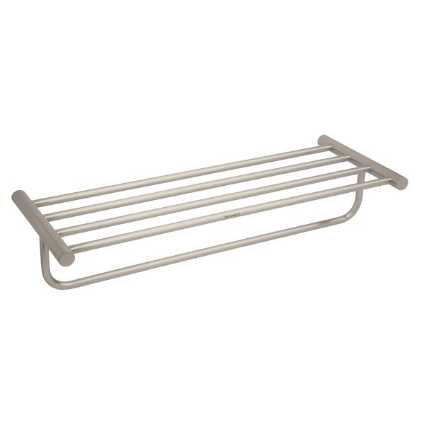 49680 - Repisa de latón portatoalla en acabado satín, Foset Element