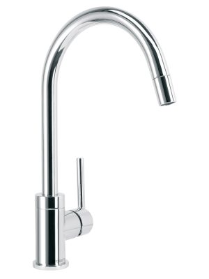 49914 - Monomando cromo nariz retráctil para fregadero, Element